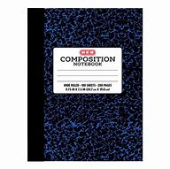 Image result for Blue Composition Notebook