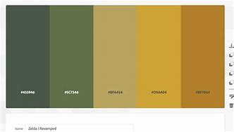 Image result for Loz BOTW Color Pallete