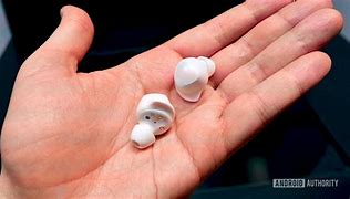 Image result for Wearing White Galaxy Buds