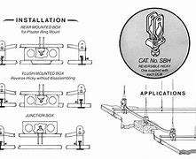 Image result for Drop Ceiling Electrical Box Hanger