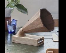 Image result for iPhone Wooden Amplifier