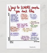 Image result for How to Ignore People