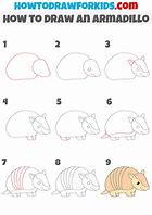 Image result for Armadillo Drawing Easy