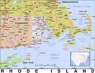 Image result for Map of Eastern RI