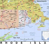 Image result for Map of CT and RI