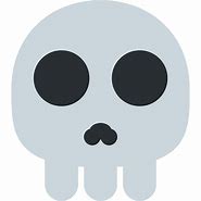Image result for Bad Skull. Emoji