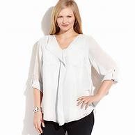 Image result for Plus Size White Tops for Women