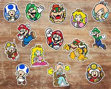 Image result for Mario Brothers Stickers