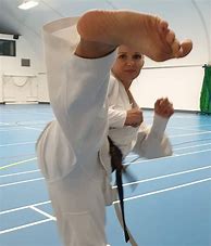 Image result for Woman Karate Kick