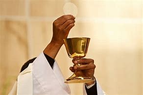 Image result for Hands of Priest Holding Host