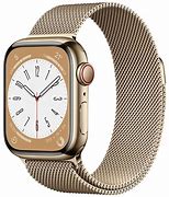 Image result for Stainless Steel Gold Apple Watch On Wrist