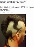 Image result for iPhone X Haircut Meme