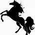 Image result for Bad Ass Unicorn Clip Art Black and White