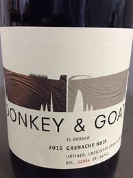 Image result for Donkey Goat Grenache Noir