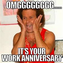 Image result for 32 Year Work Anniversary Meme
