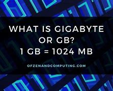 Image result for Gigabyte vs MegaByte
