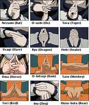 Image result for Hand Signs for Jutsus