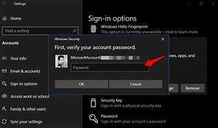 Image result for How to Remove Pin From Windows 10 Login
