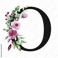 Image result for Letter O Flower Design