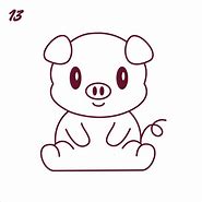 Image result for Cute and Easy Doodles of a Pig