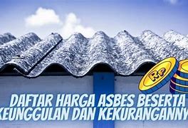 Image result for Harga RM Terkini Atap Asbes