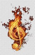 Image result for Music Notes Made of Fire
