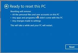 Image result for Hard Reset Windows 10