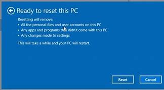 Image result for Reset Computer to Factory Settings