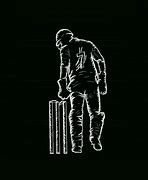 Image result for Cricket Silhouette Dhoni