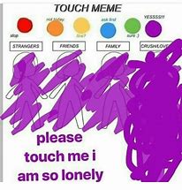 Image result for Touch Kids Meme