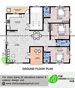 Image result for Three Bedroom House Floor Plan