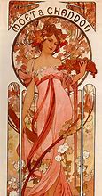 Image result for Art Nouveau Champagne Label