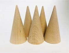 Image result for Unfinished Wood Cones