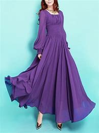 Image result for Square Neck Bell Sleeve Maxi Dress