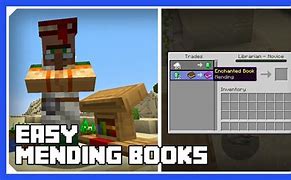 Image result for How to Get Mending Books Minecraft