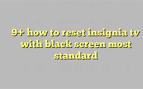 Image result for Reset Button On Insignia TV
