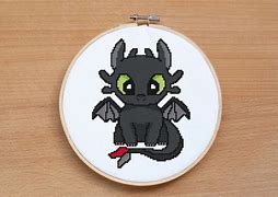 Image result for Toothless Cross Stitch Pattern