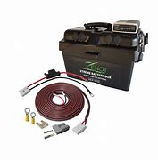 Image result for 12 Volt Battery Box with Charge Controller Outdoor