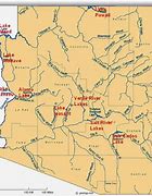 Image result for Map of Arizona Lakes