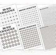 Image result for Free Printable 30-Day Challenge