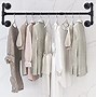 Image result for Black Iron Pipe Clothes Drying Rack