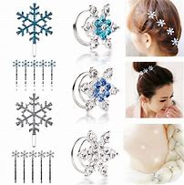 Image result for Snowflake Hair Gems