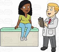 Image result for Cartoon Doctor Talking Patient