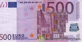 Image result for Bancnota 500 Euro