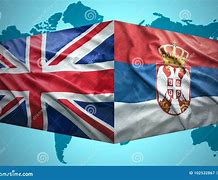 Image result for UK Serbia Flag