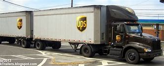 Image result for UPS Trailer Delivery Truck