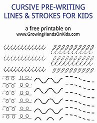 Image result for Free Pre Writing Strokes Worksheets