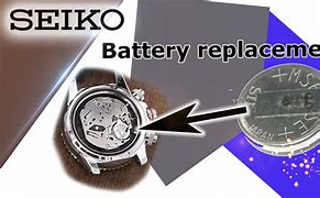 Image result for Seiko Solar Watch Battery Replacement