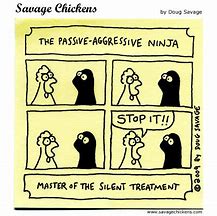 Image result for Passive Aggressive Behavior Cartoons