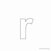 Image result for 7 Inch Letter Stencils R Printable